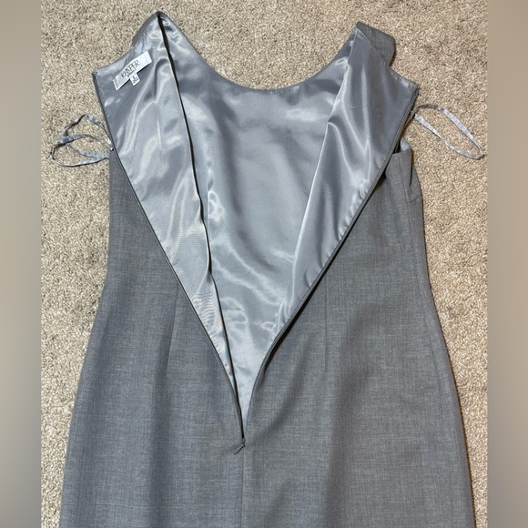 Kasper Women's Gray Sleeveless Sheath Dress Size 6 Like New - Picture 6 of 6